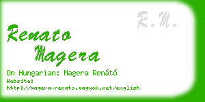 renato magera business card
